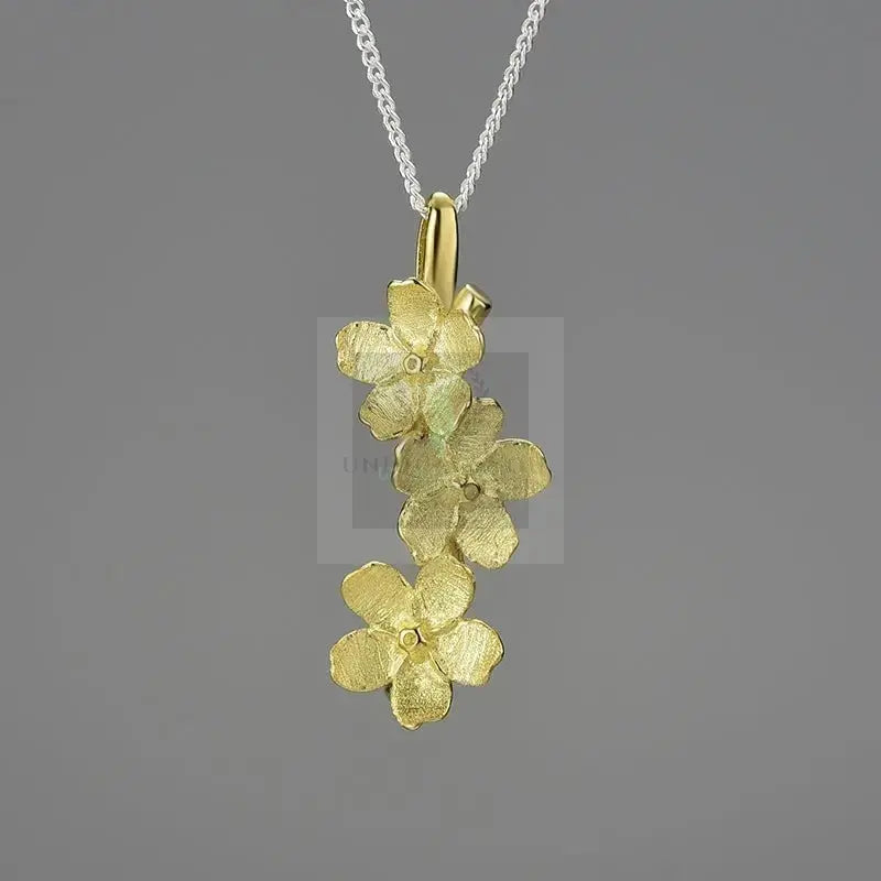 Forget-Me-Not Flower Pendant - Uniquely You Online