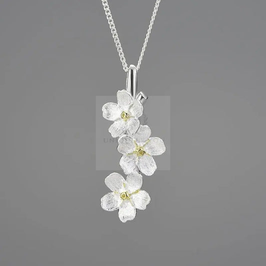 Forget-Me-Not Flower Pendant - Uniquely You Online