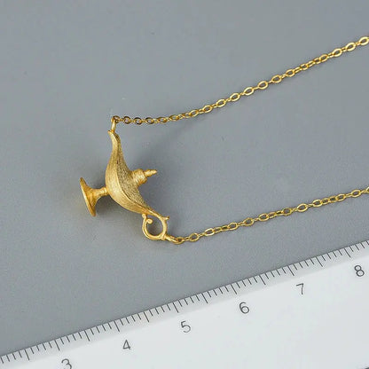 Genie Lamp Pendant with Necklace - Uniquely You Online