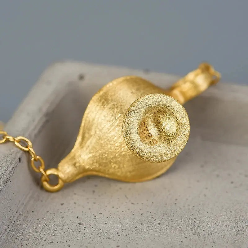 Genie Lamp Pendant with Necklace