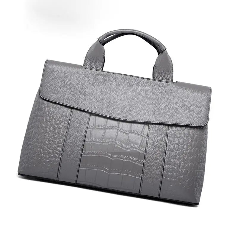 Genuine Leather Alligator Handbag - Uniquely You Online