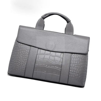 Genuine Leather Alligator Handbag - Uniquely You Online