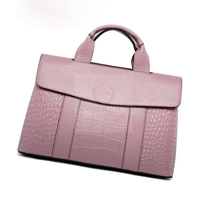 Genuine Leather Alligator Handbag - Uniquely You Online