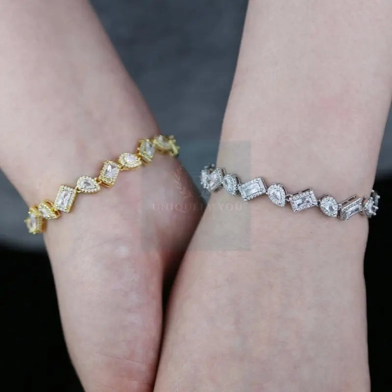 Geometric Shape Bracelet - Uniquely You Online