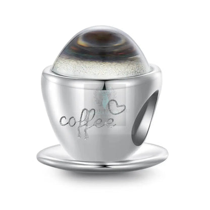 Glass Coffee Cup Charm - Uniquely You Online