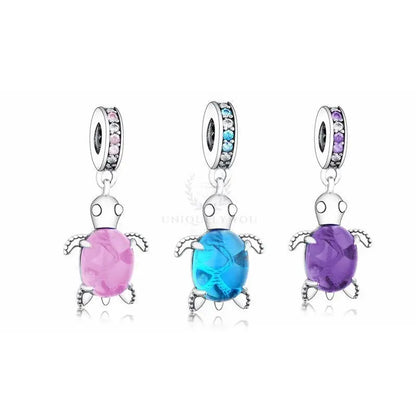 Glass Turtle Charms - Uniquely You Online