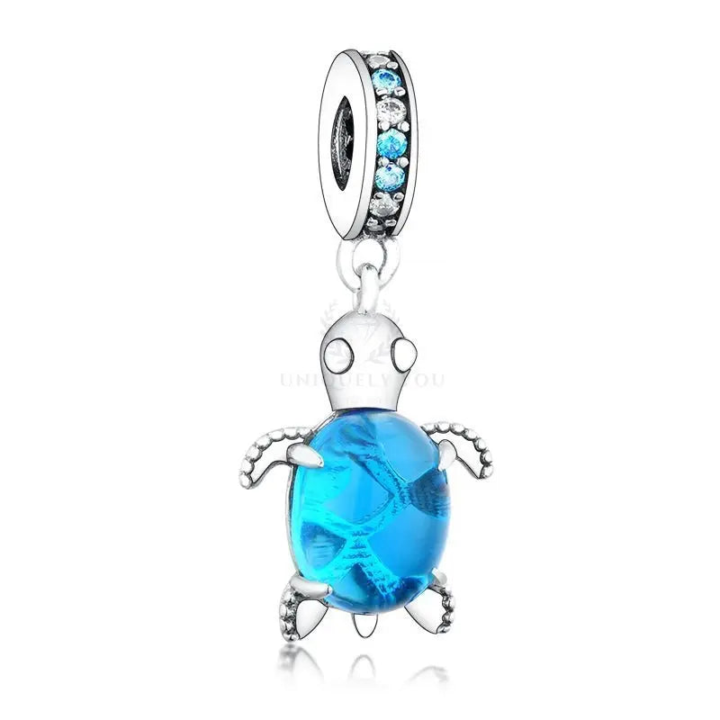 Glass Turtle Charms - Uniquely You Online