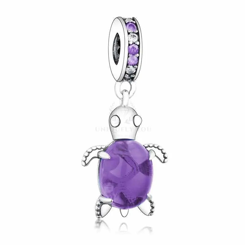 Glass Turtle Charms - Uniquely You Online