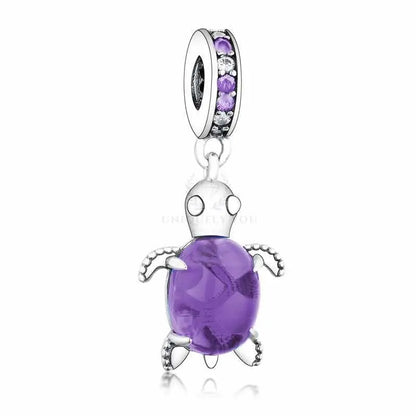 Glass Turtle Charms - Uniquely You Online