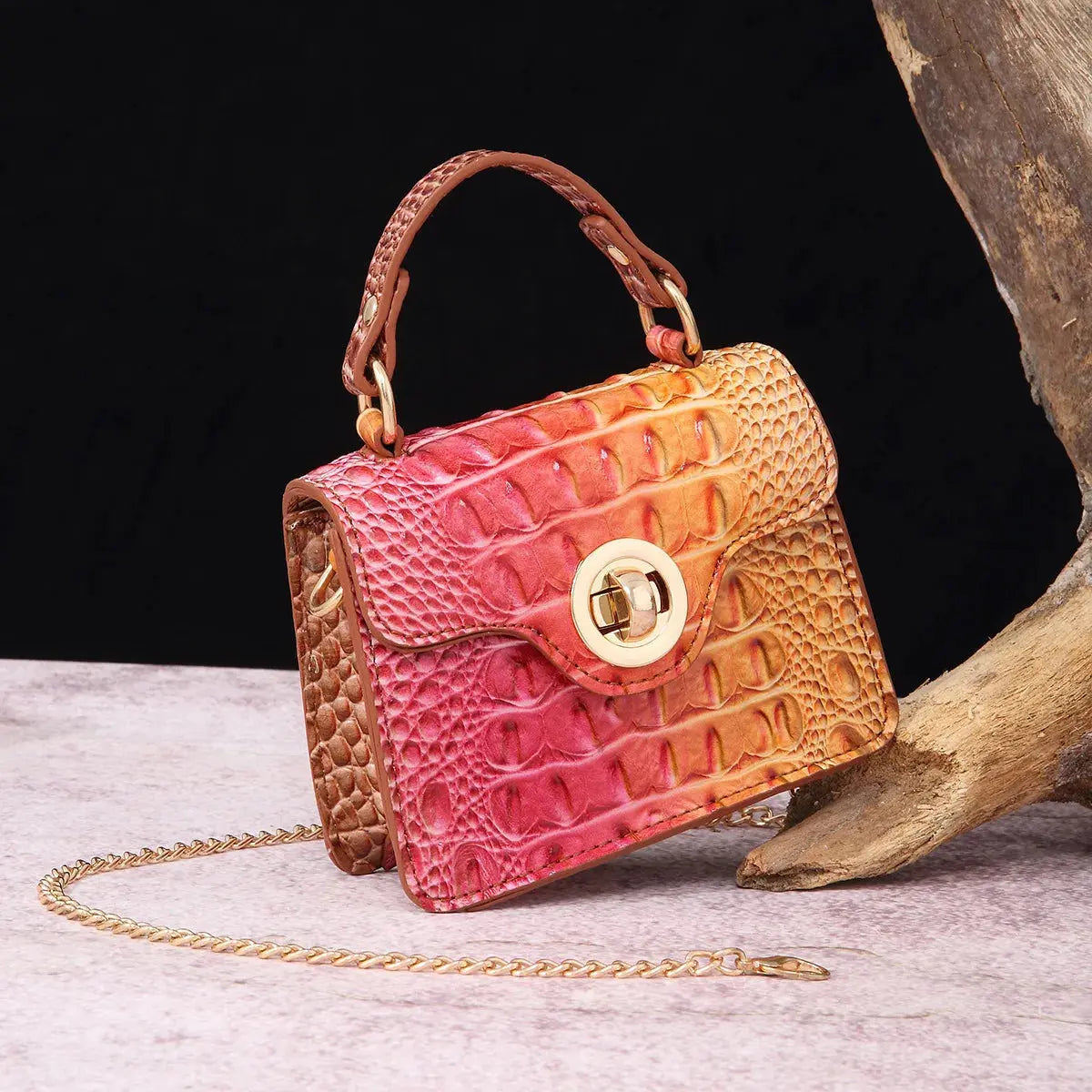 Gradient Alligator Mini Bag - Uniquely You Online