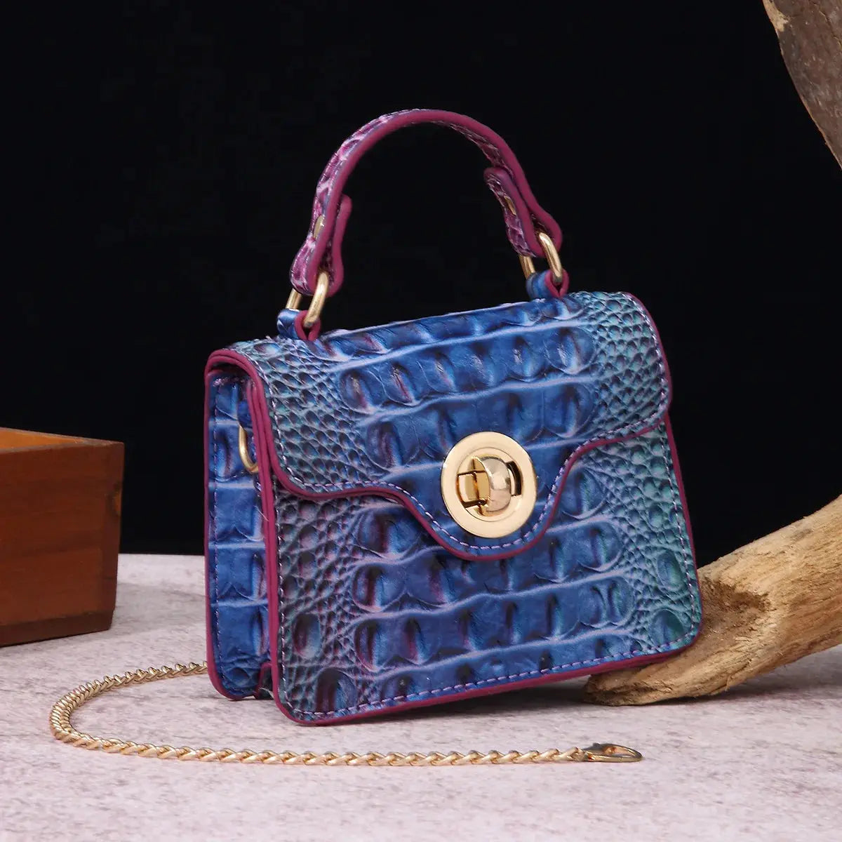 Gradient Alligator Mini Bag - Uniquely You Online