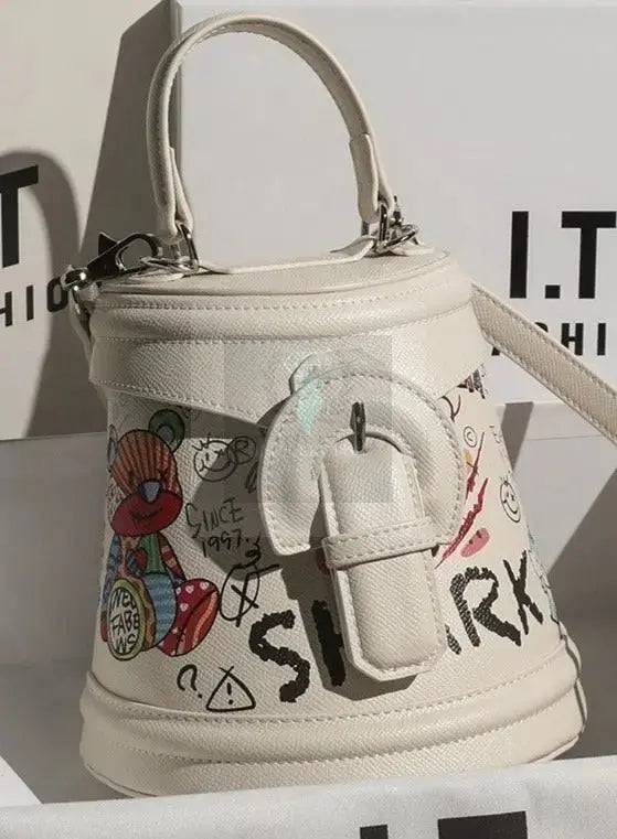 Graffiti Bucket Purse - Uniquely You Online