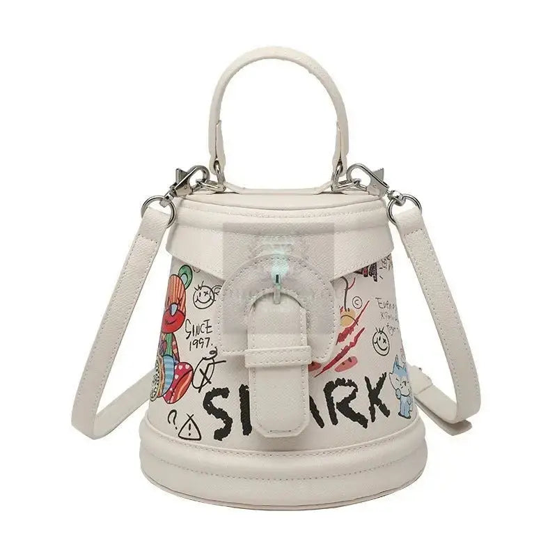 Graffiti Bucket Purse - Uniquely You Online