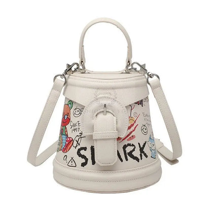 Graffiti Bucket Purse - Uniquely You Online