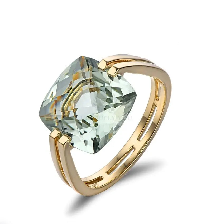 Green Amethyst Ring - Uniquely You Online