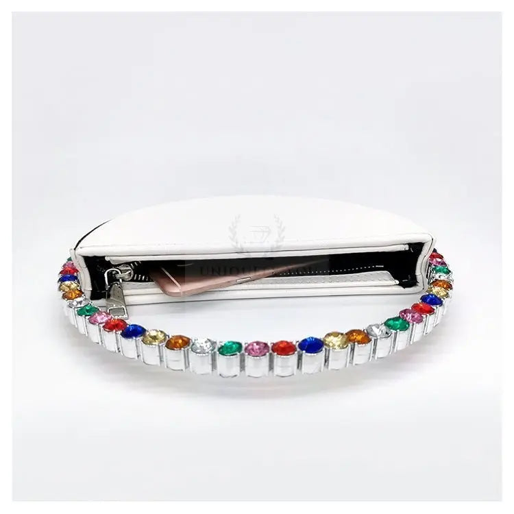 Half Moon Crystal Handle Clutch - Uniquely You Online