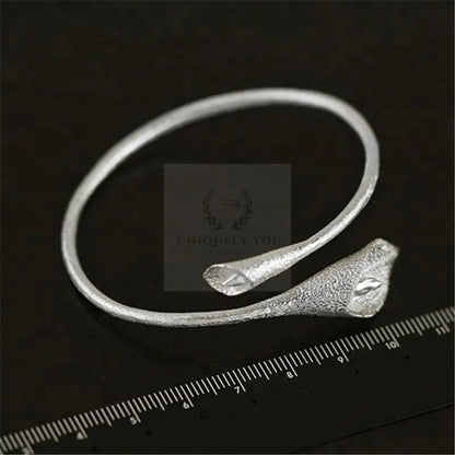 Handmade Flower Design Bangle - Uniquely You Online