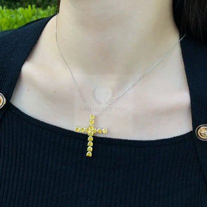 Heart Cross Pendant - Uniquely You Online