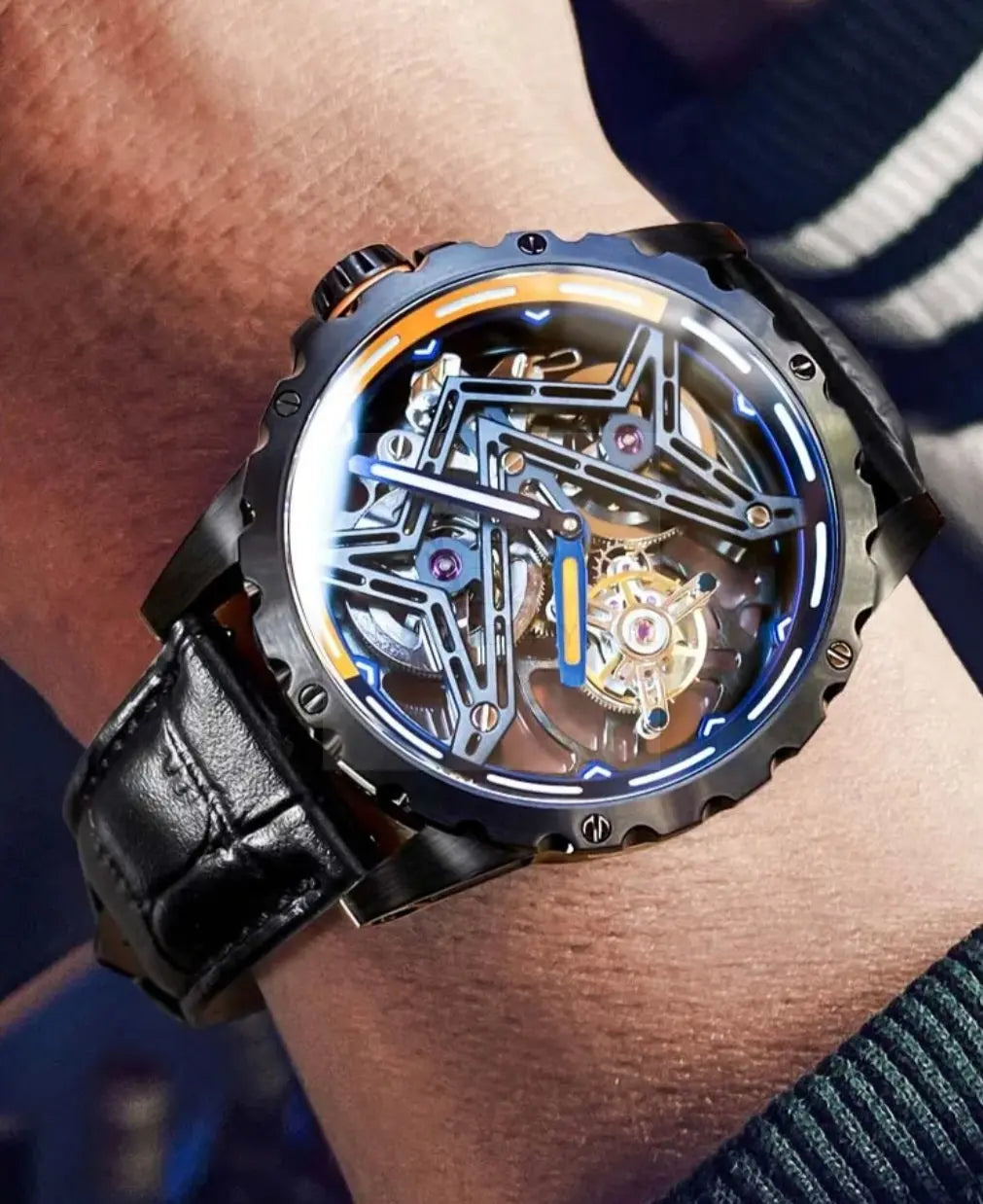 Ideal Knight 6803 Tourbillon Skeleton Watch  Uniquely You Online