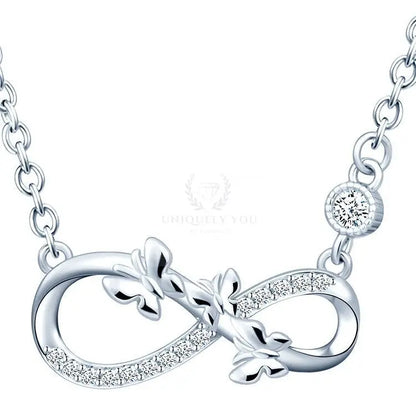 Infinity Butterfly Necklace - Uniquely You Online