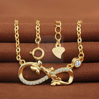 Infinity Butterfly Necklace - Uniquely You Online