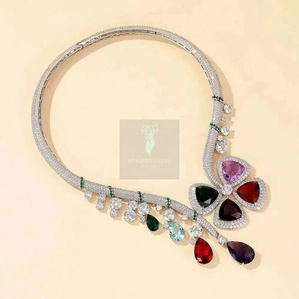 Jeweled Drop Collar - Uniquely You Online