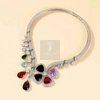 Jeweled Drop Collar - Uniquely You Online