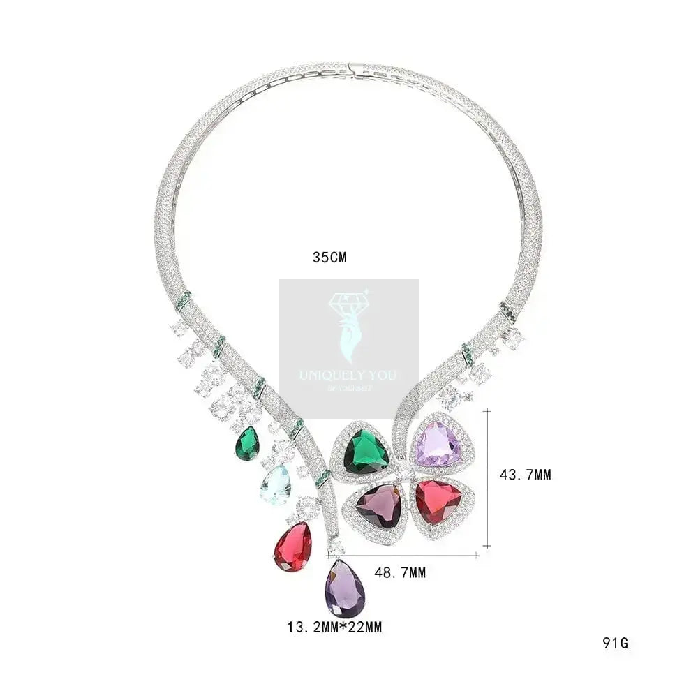 Jeweled Drop Collar - Uniquely You Online