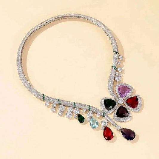 Jeweled Drop Collar