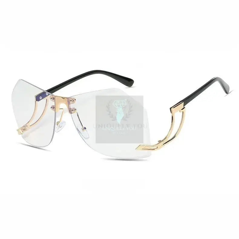 Kate Irregular Rimless Sunglasses - Uniquely You Online