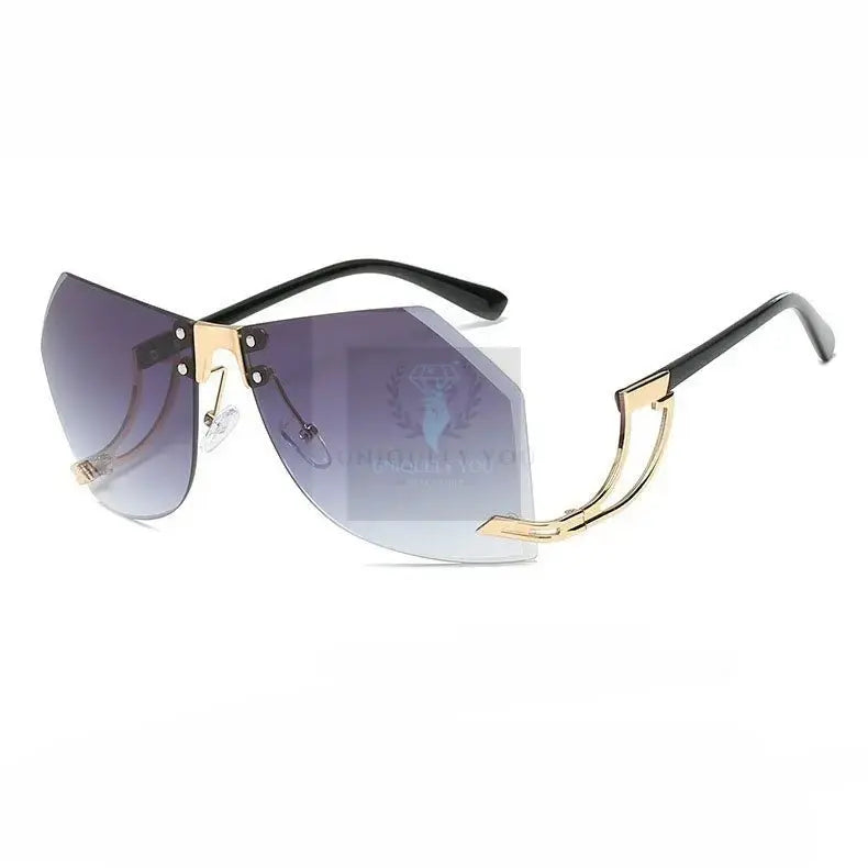 Kate Irregular Rimless Sunglasses - Uniquely You Online