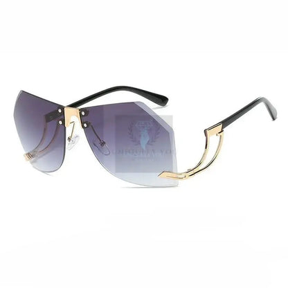 Kate Irregular Rimless Sunglasses - Uniquely You Online