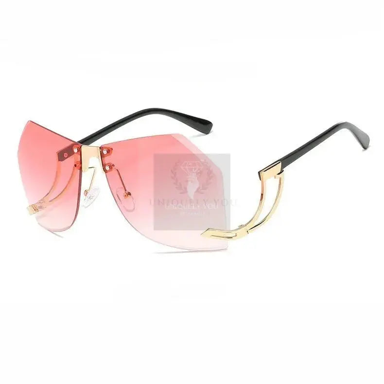 Kate Irregular Rimless Sunglasses - Uniquely You Online