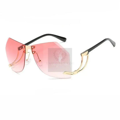 Kate Irregular Rimless Sunglasses - Uniquely You Online