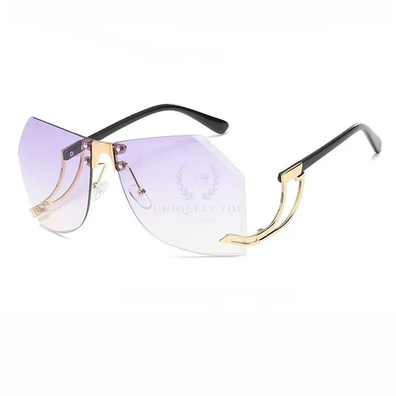 Kate Irregular Rimless Sunglasses - Uniquely You Online