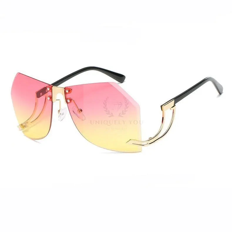 Kate Irregular Rimless Sunglasses - Uniquely You Online