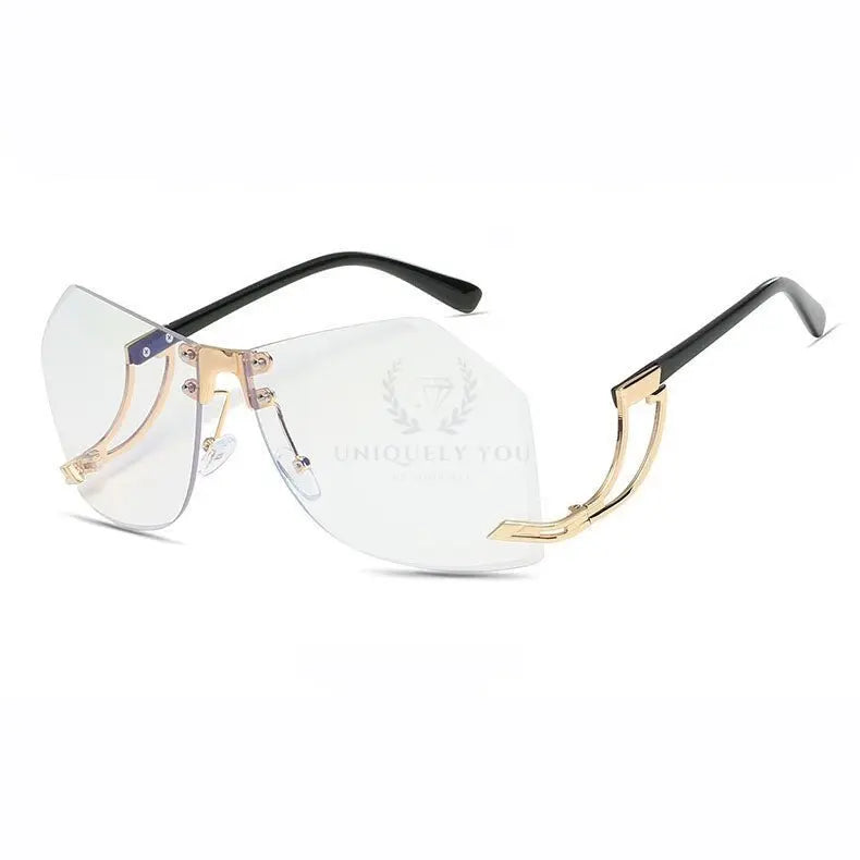 Kate Irregular Rimless Sunglasses - Uniquely You Online