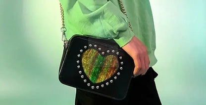 LED Love Heart Handbag - Uniquely You Online