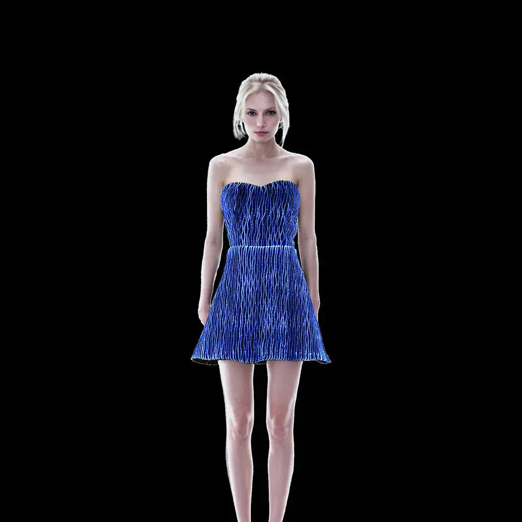 LED Mini Wave Dress - Uniquely You Online