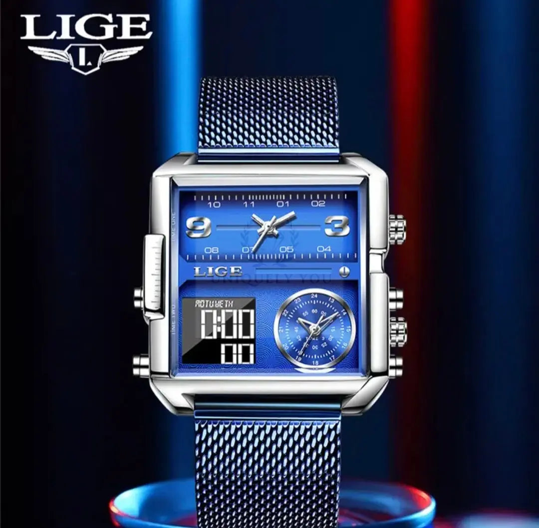 LIGE LG8925 Multi-Zone Quartz Watch  Uniquely You Online