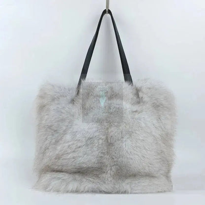 Large Fox Fur Handbag - Uniquely You Online