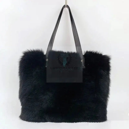 Large Fox Fur Handbag - Uniquely You Online