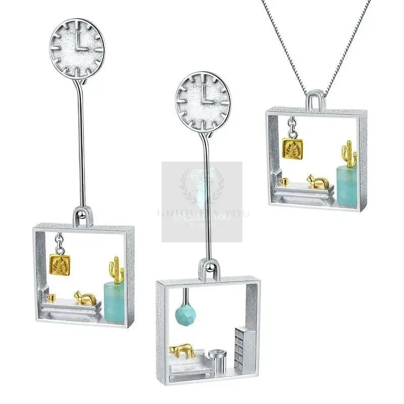 Lazy Cat Home Jewelry Set - Uniquely You Online