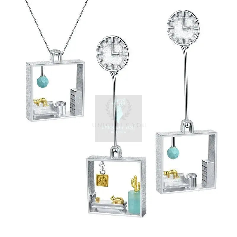 Lazy Cat Home Jewelry Set - Uniquely You Online