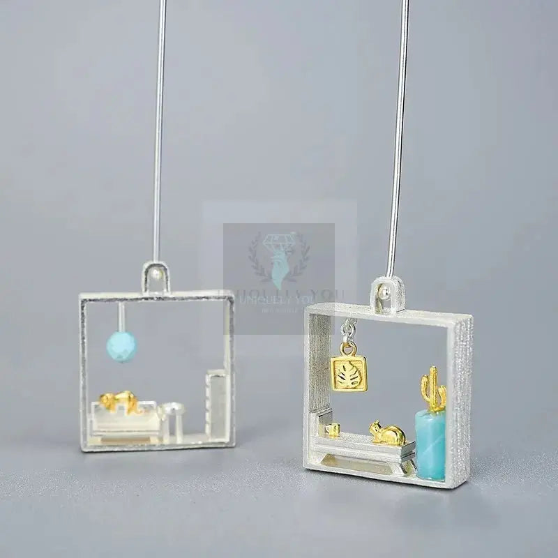 Lazy Cat Home Jewelry Set - Uniquely You Online