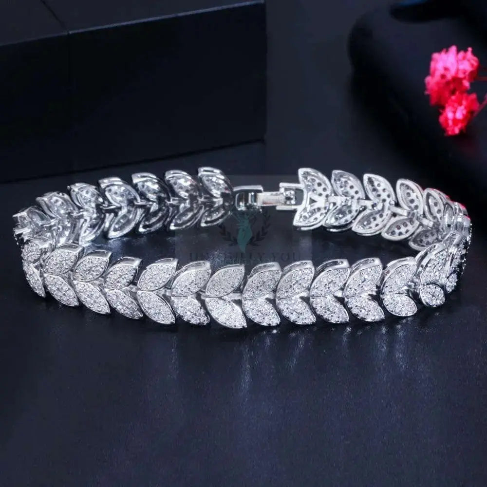 Leaf Link Chain Bracelet - Uniquely You Online