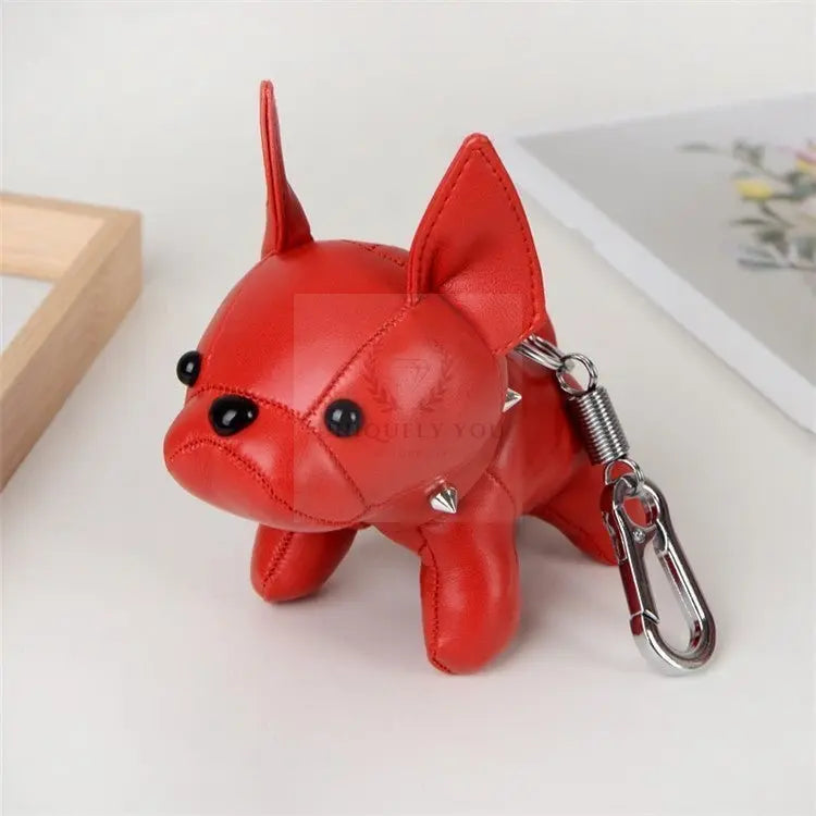 Leather French Bulldog Bag Charm - Uniquely You Online