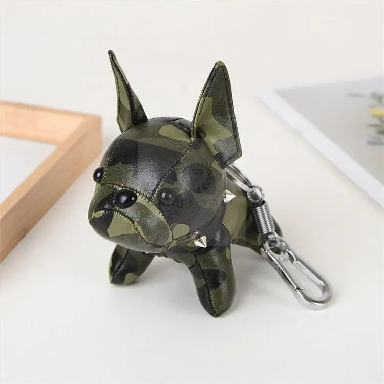 Leather French Bulldog Bag Charm - Uniquely You Online