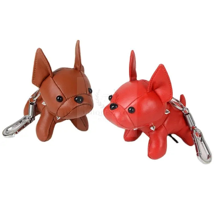 Leather French Bulldog Bag Charm - Uniquely You Online