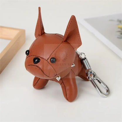 Leather French Bulldog Bag Charm - Uniquely You Online